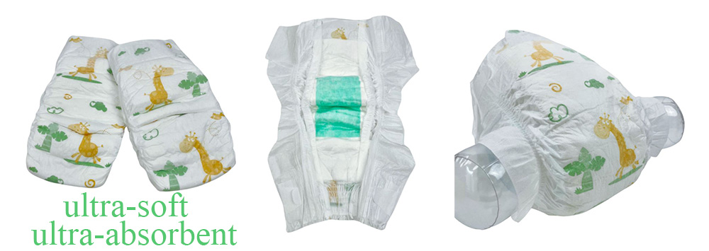 Printed Disposable Baby Diaper